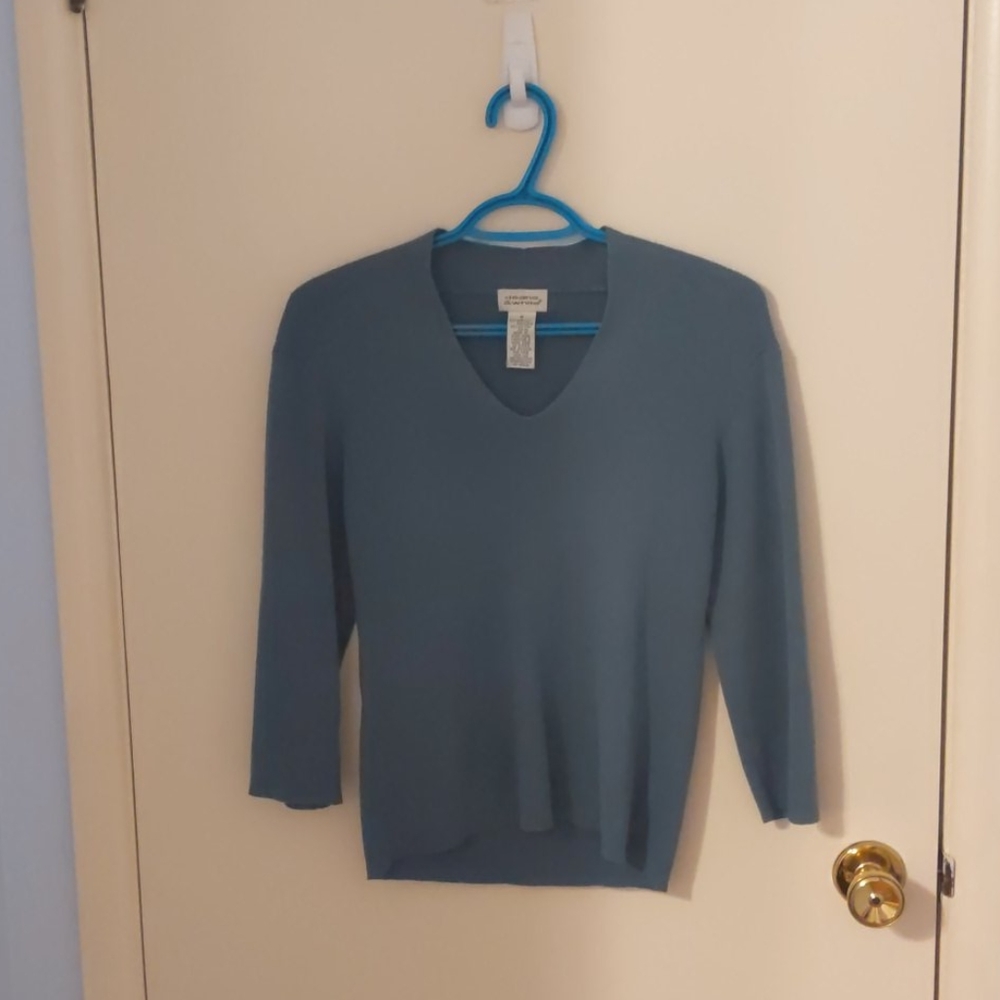 Teal blouse